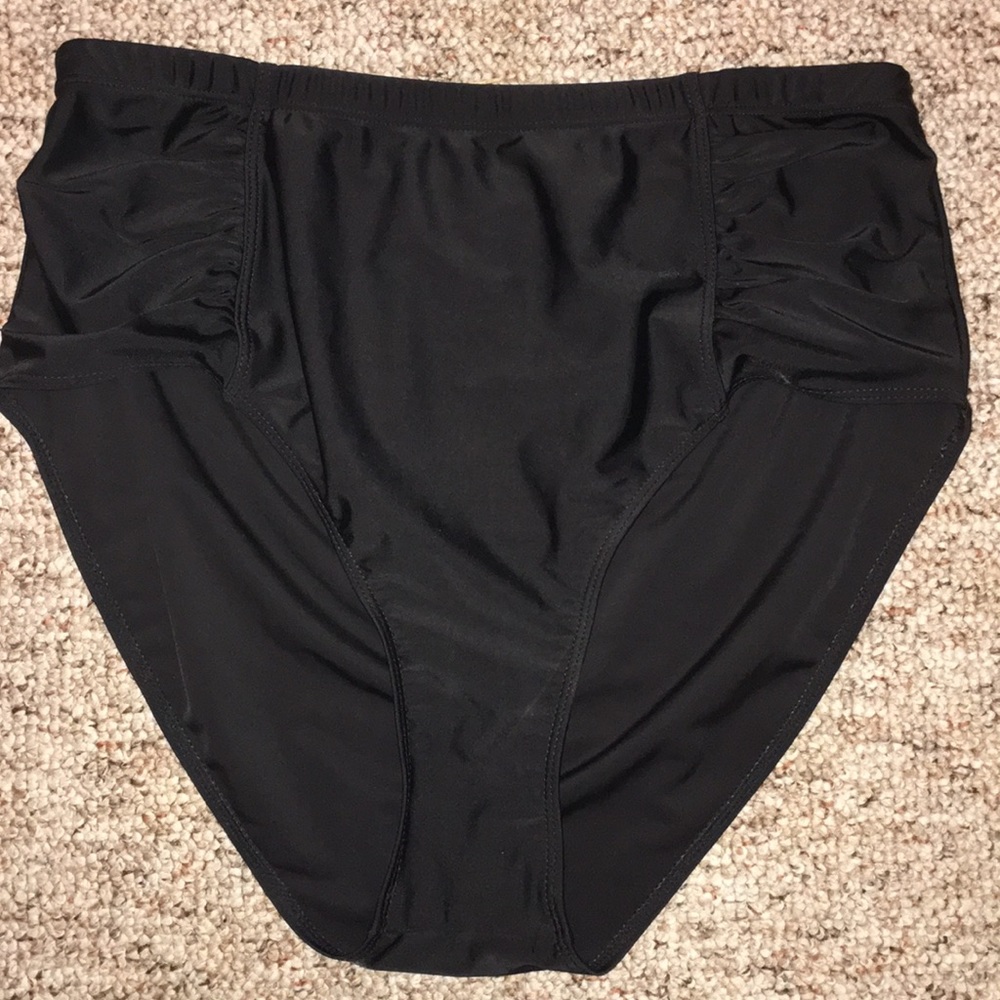 High waisted bathing suit bottoms